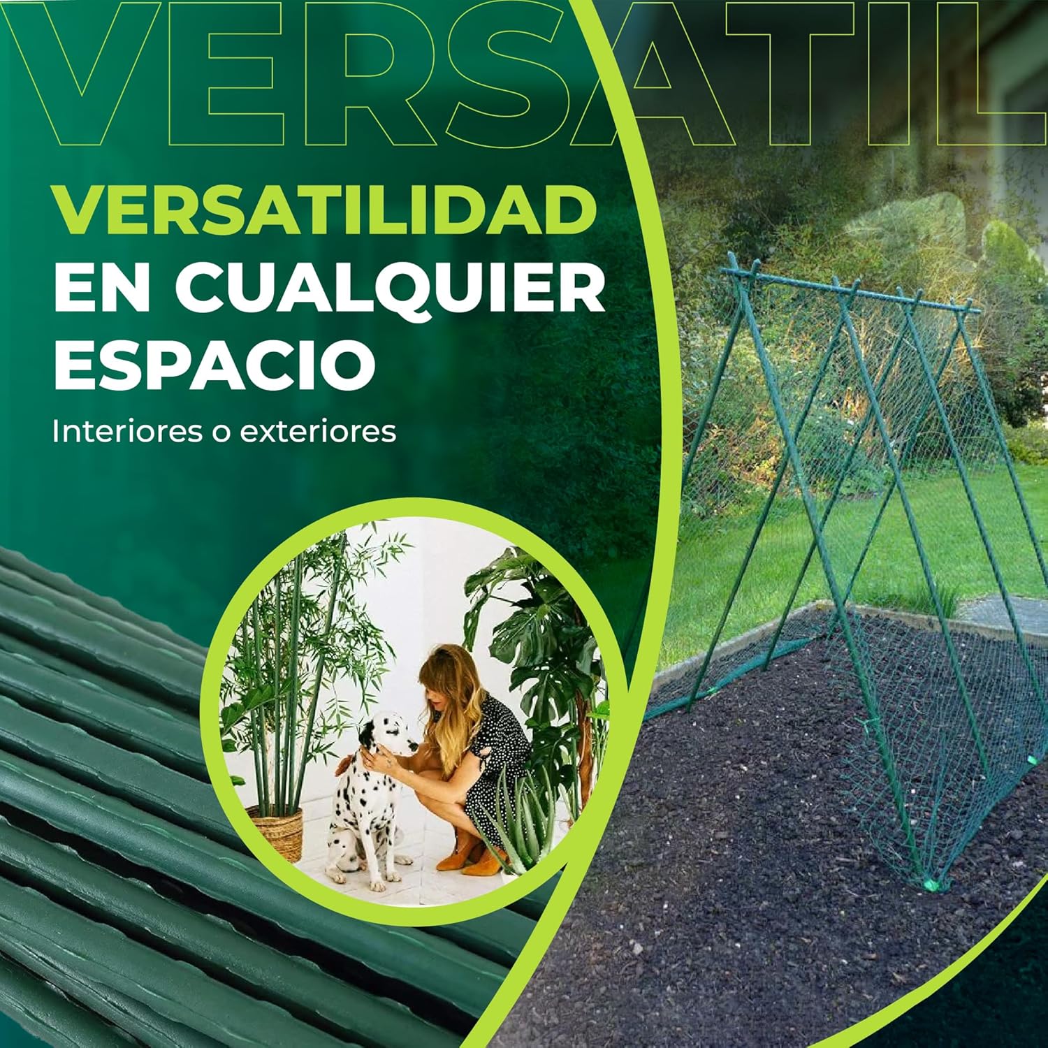 Pack 30 Tutores 180 cm de Acero Recubiertos de PVC - Imagen 4