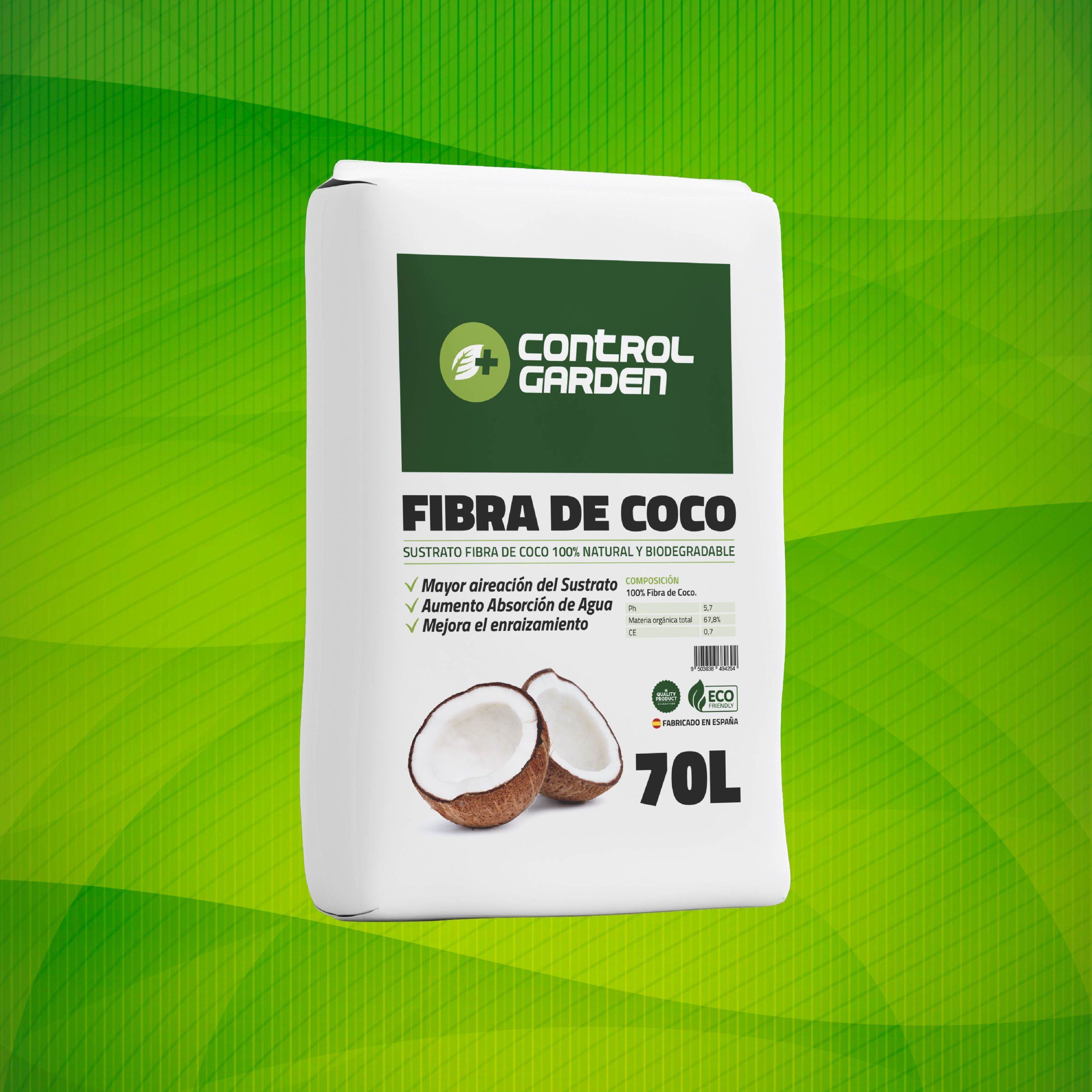 Sustrato Fibra de Coco 70L 100% Natural - Imagen 4