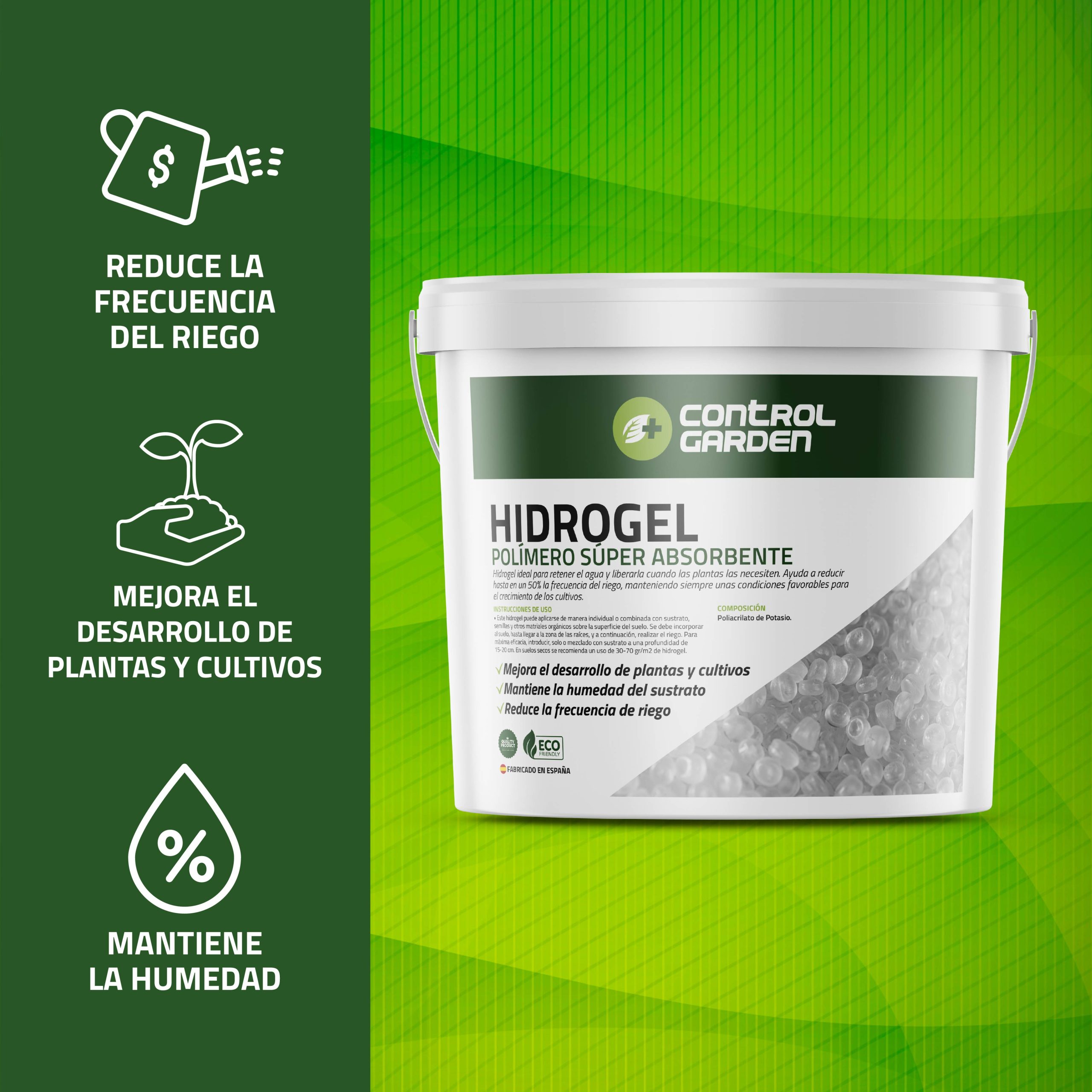 Hidrogel Retenedor de Agua 10 Kg - Imagen 2