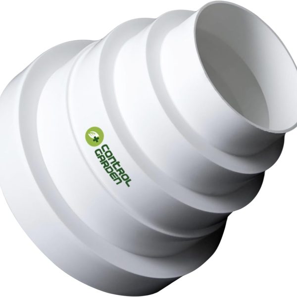 Reductor Blanco Universal para Sistemas de Ventilación