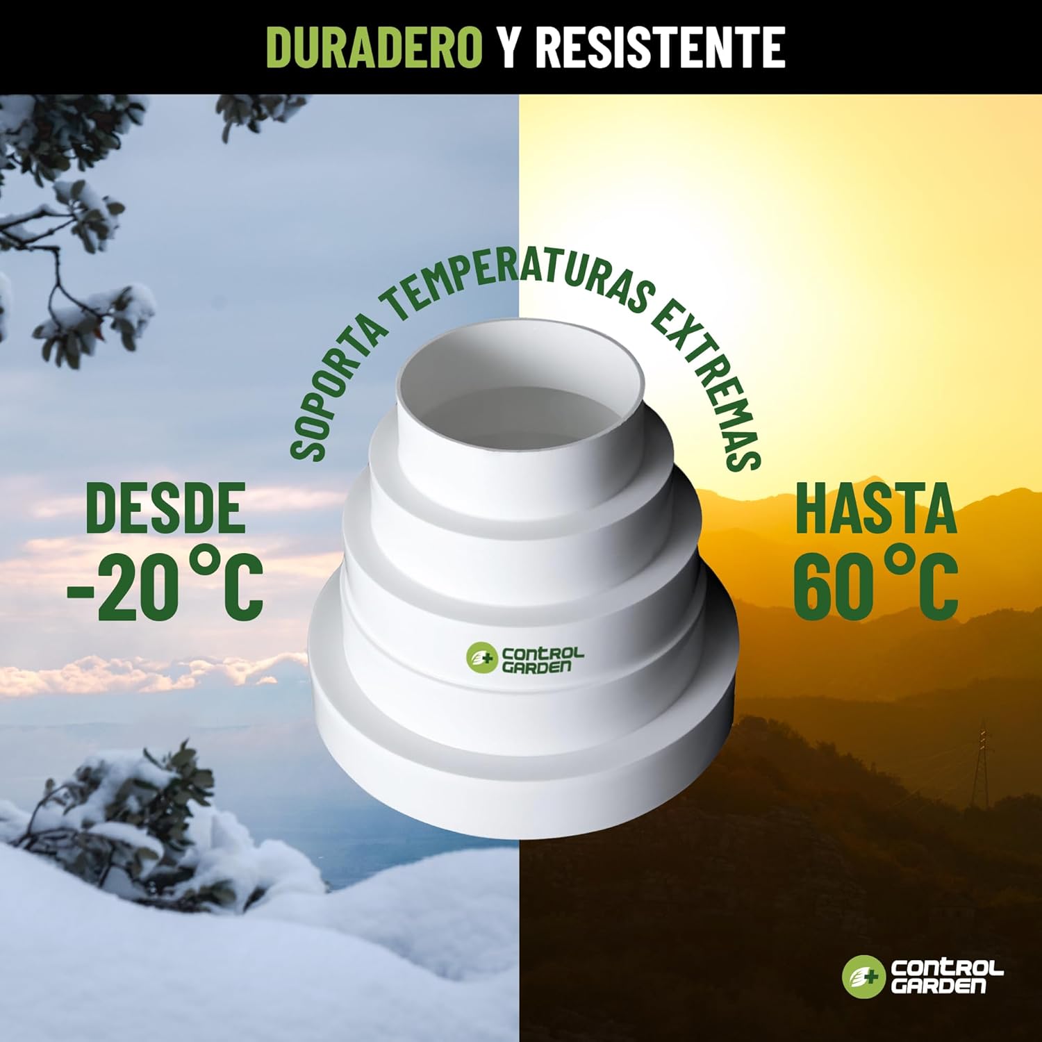 Reductor Blanco Universal para Sistemas de Ventilación - Imagen 6