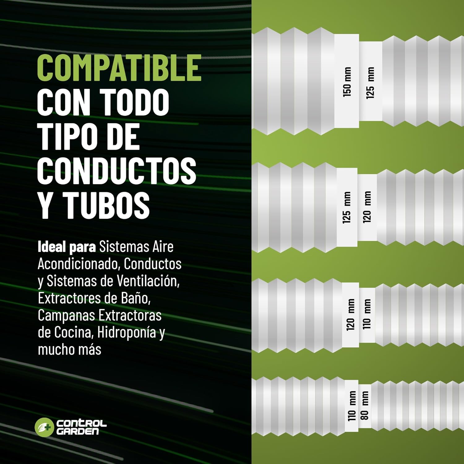 Reductor Blanco Universal para Sistemas de Ventilación - Imagen 4