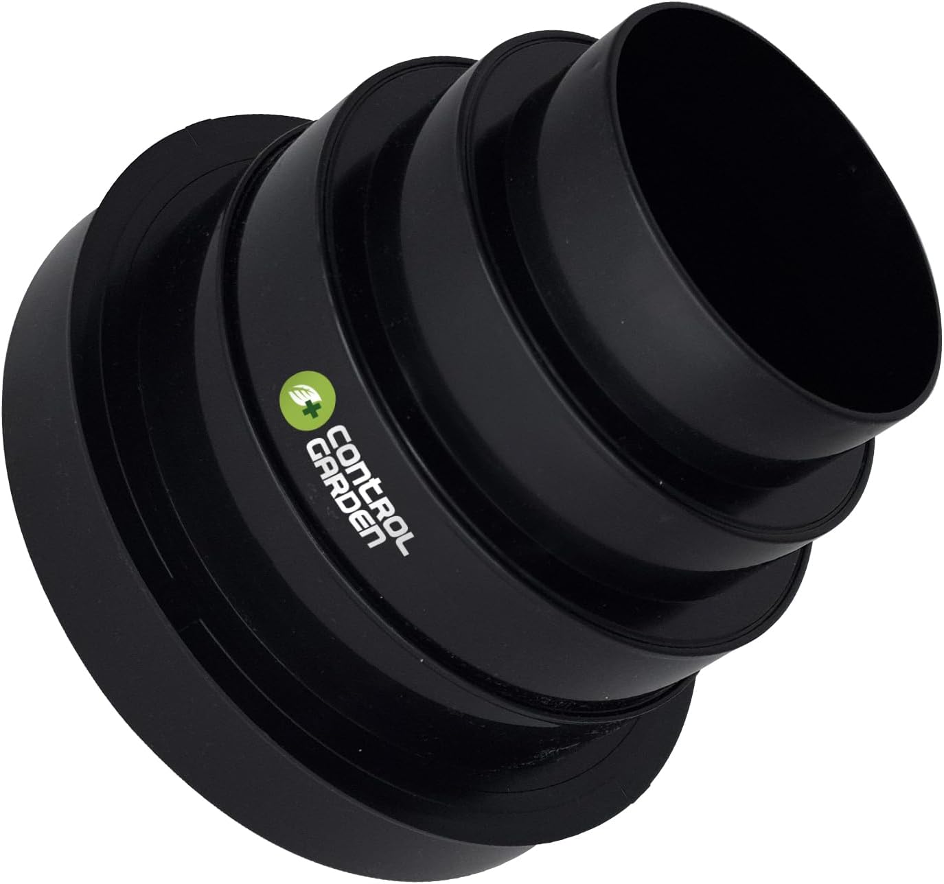 Reductor Negro Universal para Sistemas de Ventilación