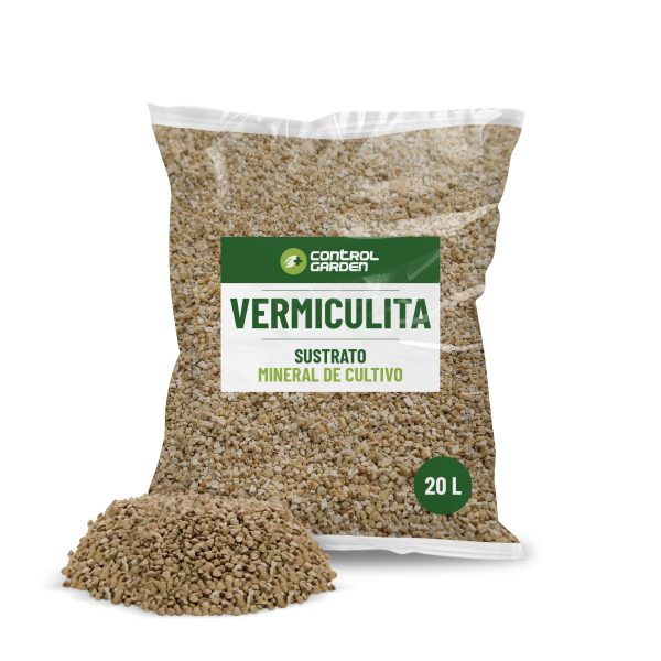 Vermiculita 20L - Sustrato Mineral para Plantas y Cultivos de Interior y Exterior