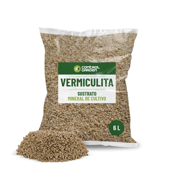Vermiculita 6L - Sustrato Mineral para Plantas y Cultivos de Interior y Exterior