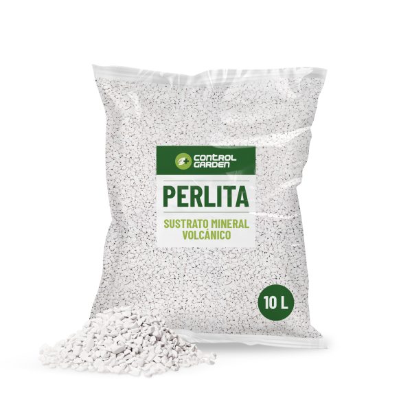 Perlita 10L - Sustrato Mineral Volcánico para Plantas y Cultivos de Interior y Exterior