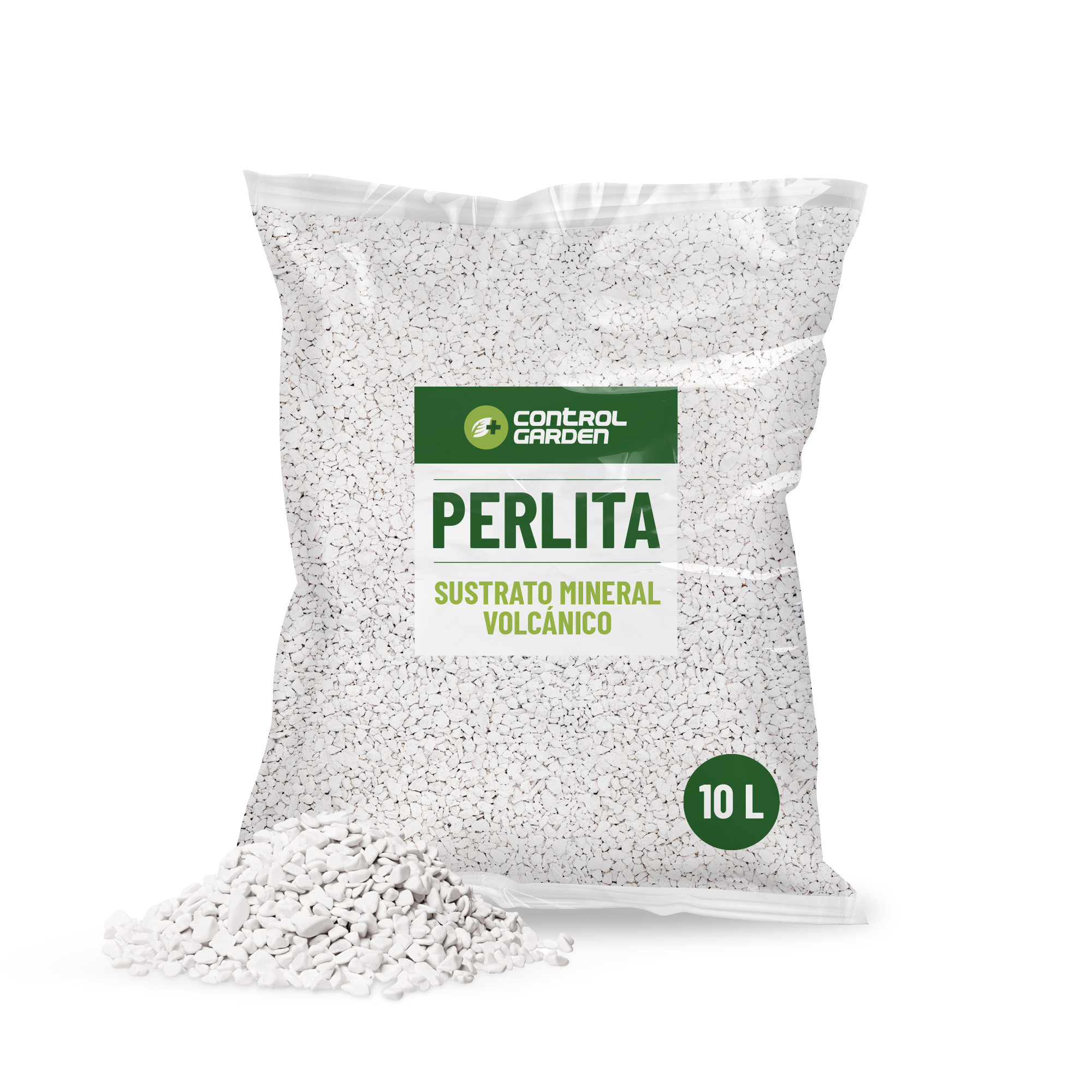 Perlita 10L - Sustrato Mineral Volcánico para Plantas y Cultivos de Interior y Exterior