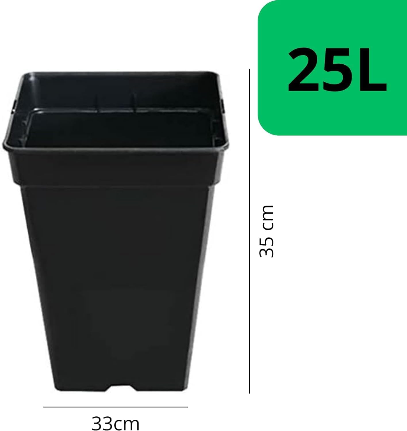 Pack de Macetas de Plástico 25L - Imagen 2