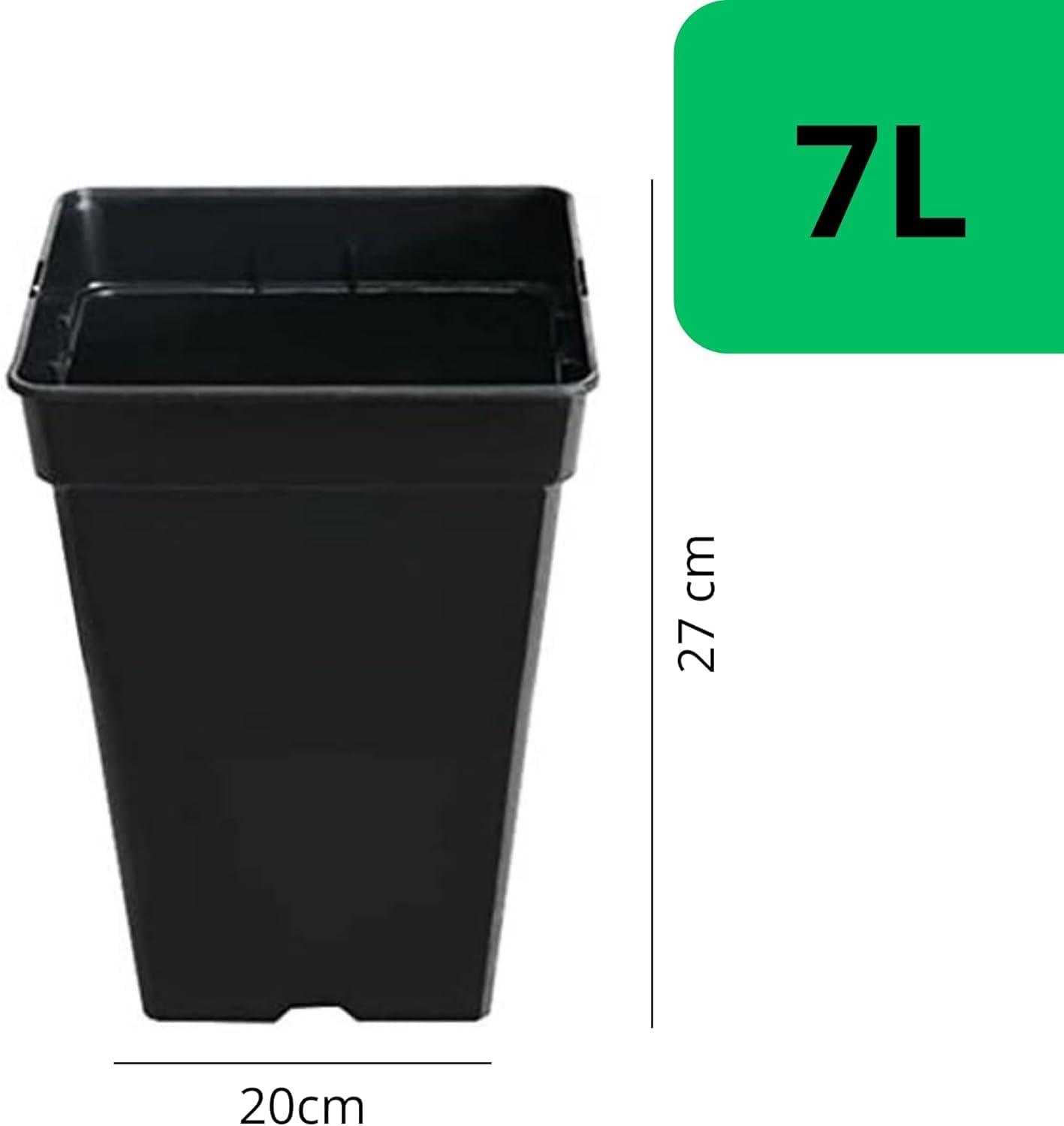 Pack de Macetas de Plástico 7L - Imagen 2