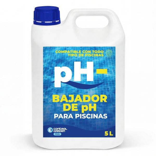 CONTROL GARDEN Bajador Ph Líquido 5 L para Piscinas